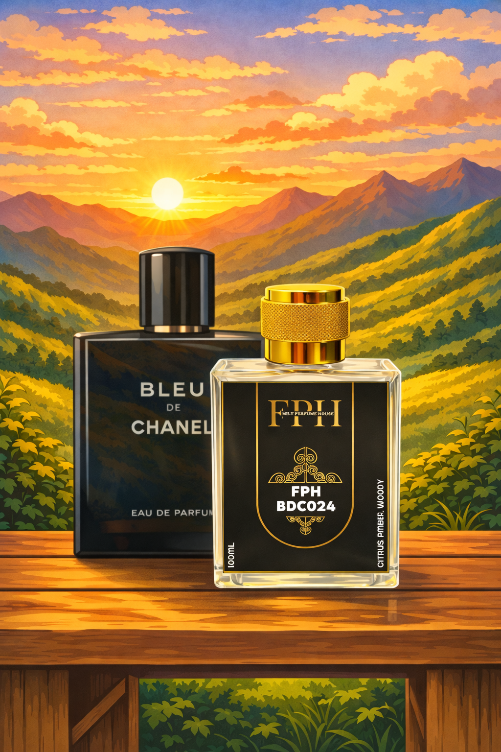 Luxury inspired perfume bottle by Family Perfume House