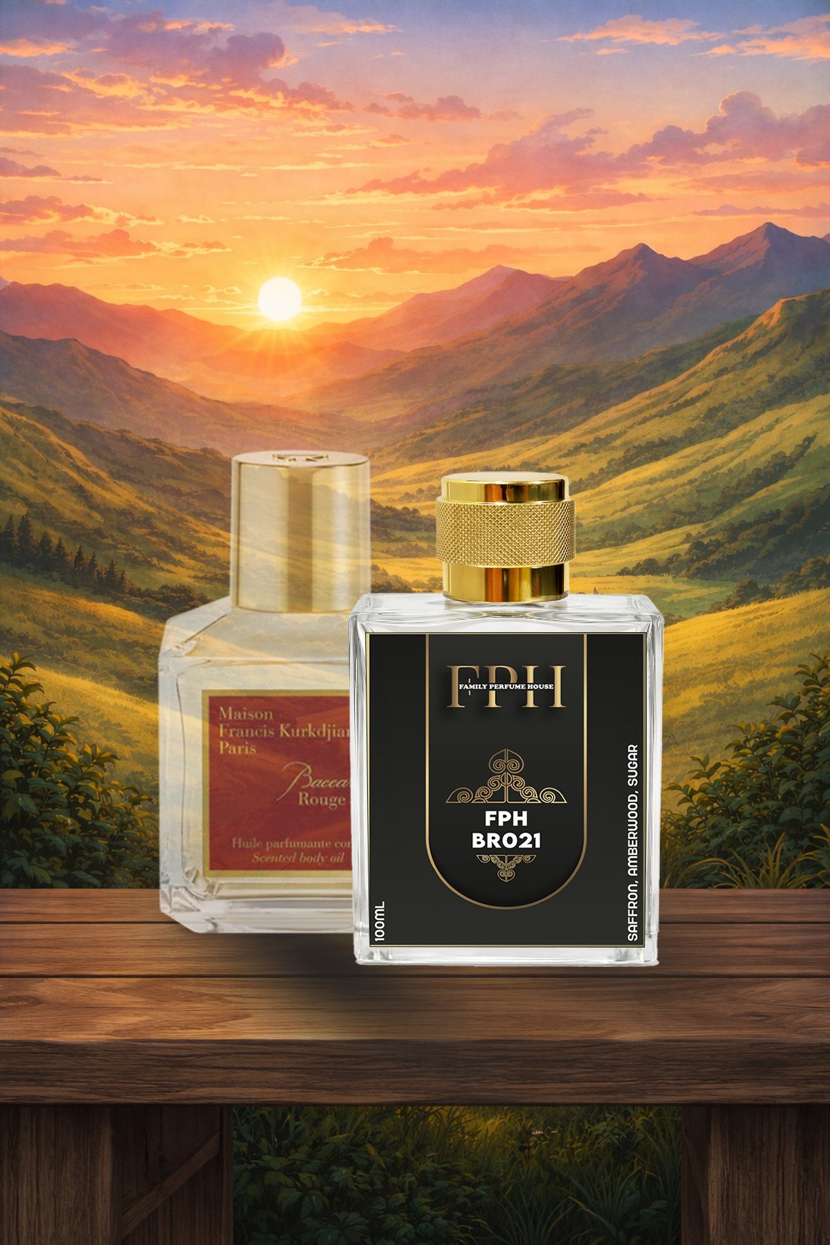 BR 540 inspired amber woody perfume by Family Perfume House – rich, luxurious long lasting fragrance