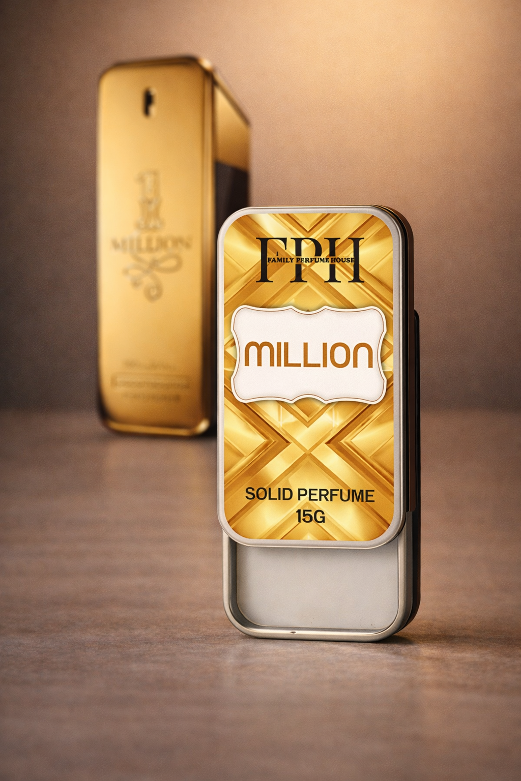 1 Million inspired warm spicy solid wax perfume for men by Family Perfume House – alcohol free long lasting pocket perfume