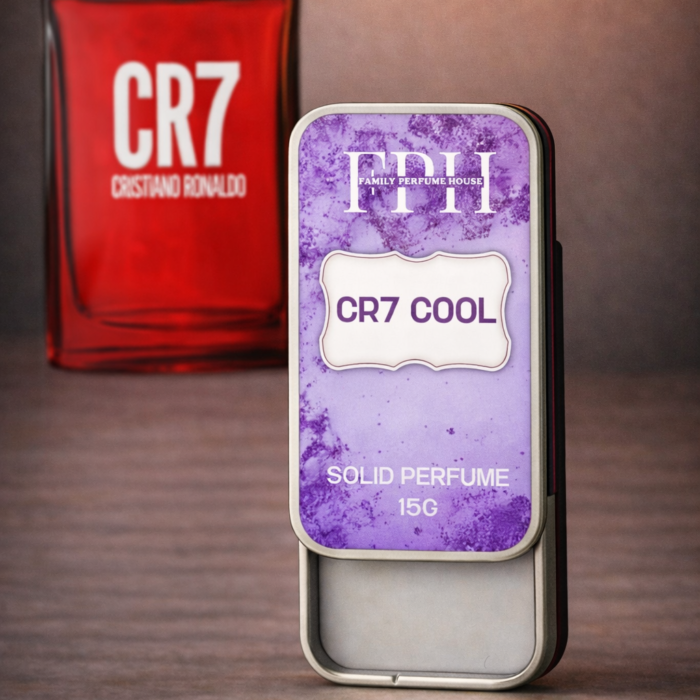 CR7 Cool inspired fresh aromatic solid wax perfume for men by Family Perfume House – alcohol free long lasting pocket perfume