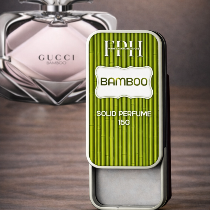 Gucci Bamboo inspired floral woody solid wax perfume for women by Family Perfume House – alcohol free long lasting pocket perfume