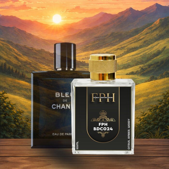 Bleu inspired fresh woody perfume for men by Family Perfume House – clean, masculine long lasting fragrance