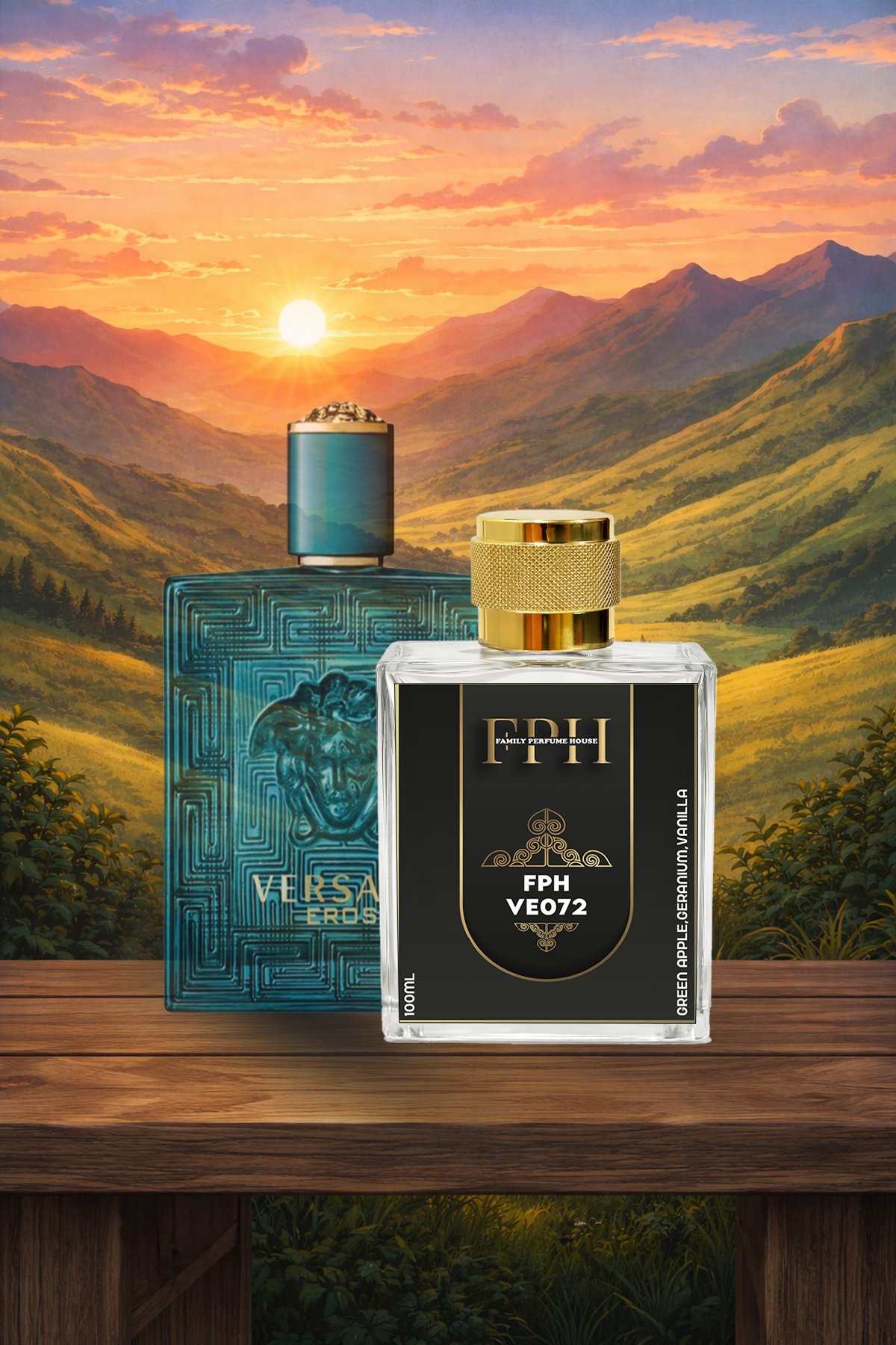 Eros inspired fresh sweet perfume for men by Family Perfume House – bold sensual long lasting fragrance